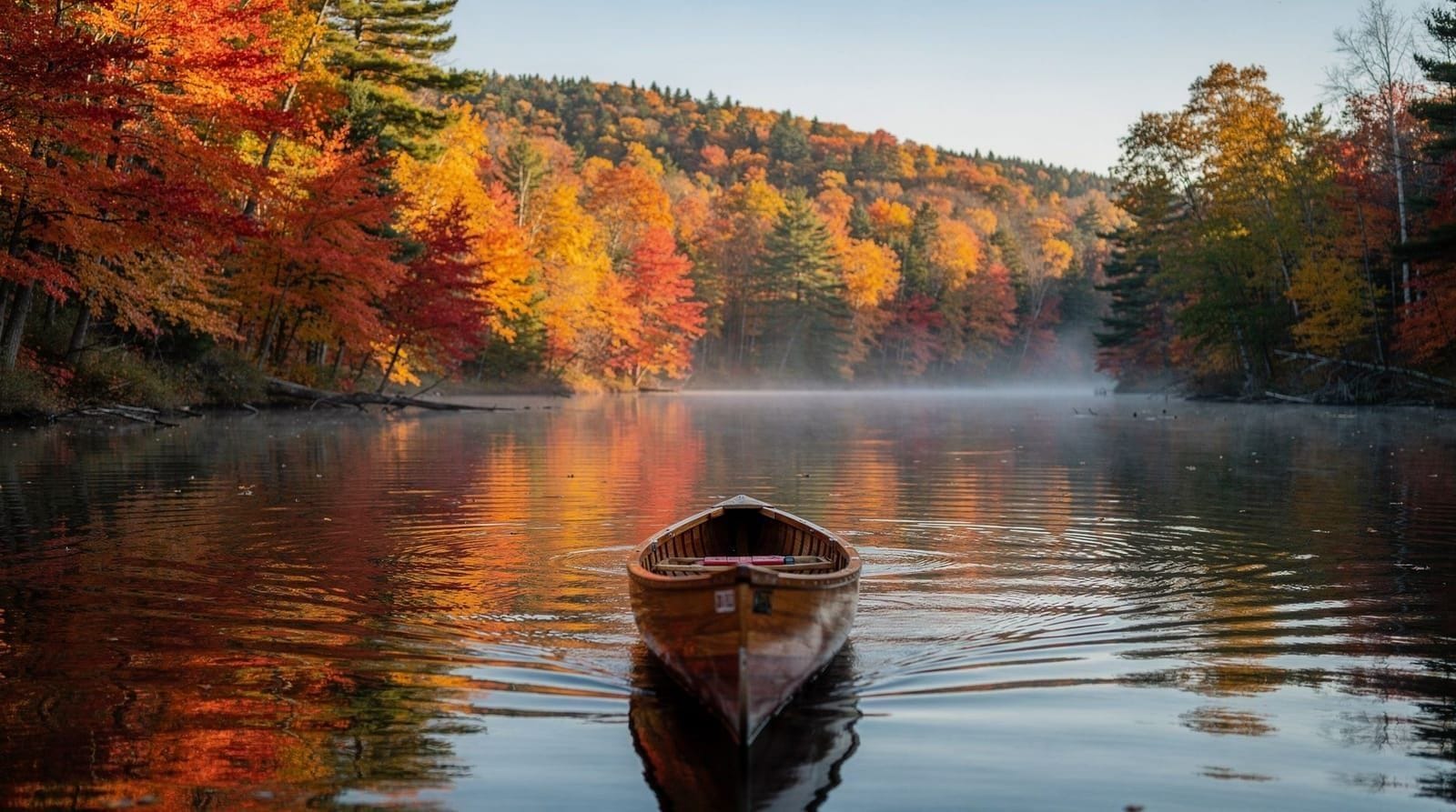 Foliage autunnale ad Algonquin Park — Quando raggiungono il picco i colori autunnali di Algonquin Park, i migliori pun