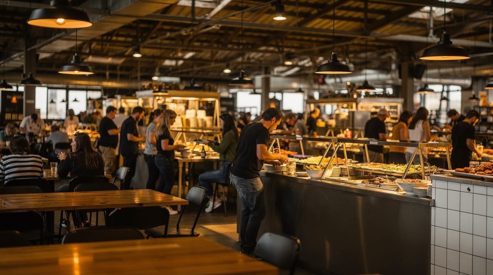 Toronto-foodhallsgids — Toronto's beste foodhalls vergeleken — Assembly Chef's Hall, Stackt Market en me