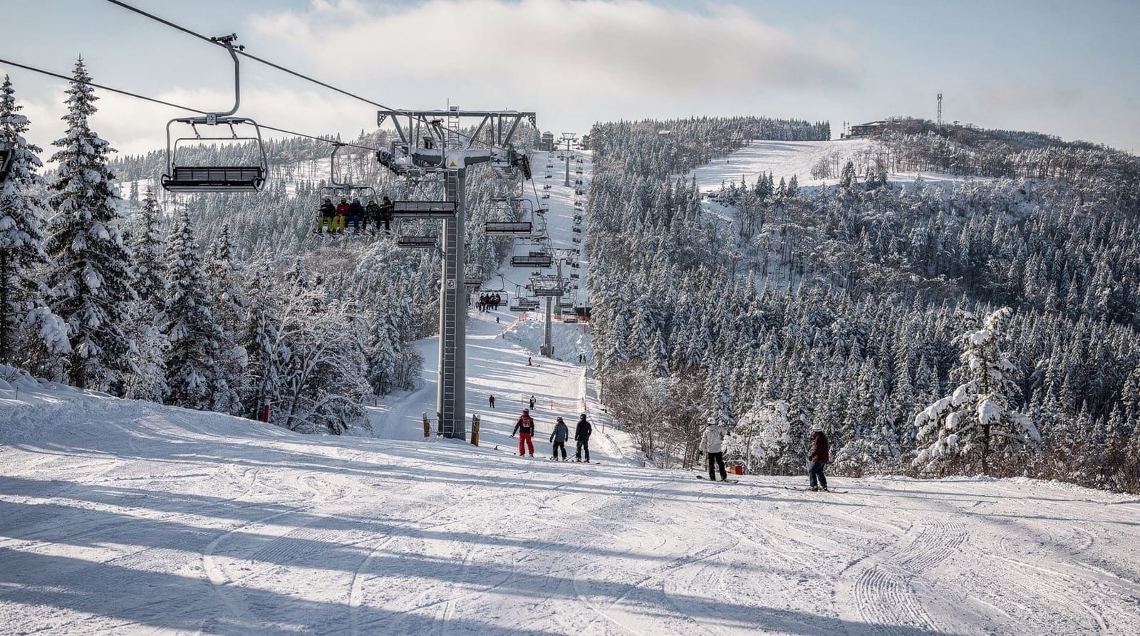 Escapada de invierno: Toronto y Blue Mountain — Itinerario de invierno de 4 días: patinaje y luces navideñas en Toronto, esquí y